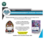 2023 Bowman Chrome University Football Breaker's Delight Box - Image 2