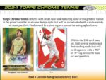 2024 Topps Chrome Tennis Hobby - Image 4