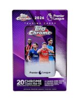 2026 Topps Chrome Premier League EPL Soccer Hobby Tin