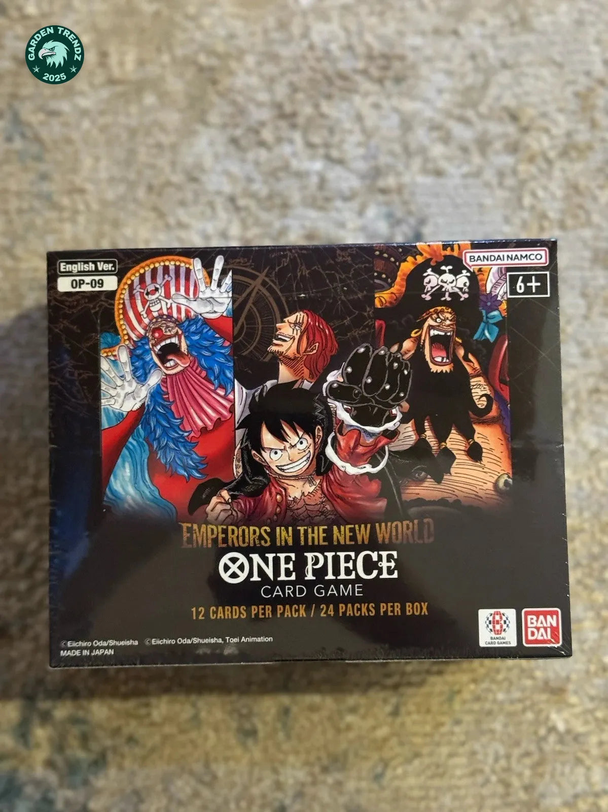 42353 One Piece Card Game OP-09 Emperors in the New World Booster Box English - Image 1