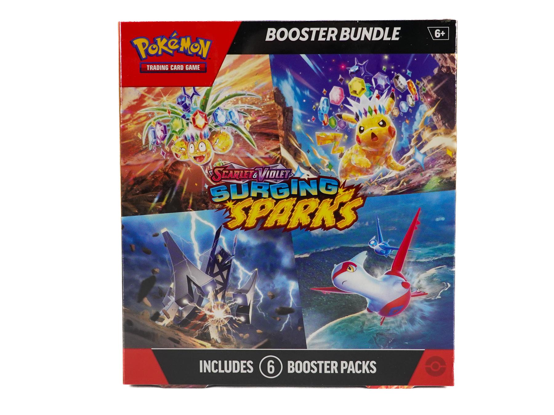 857849_004_110524 Pokemon Scarlet & Violet: Surging Sparks 6-Pack Booster Bundle - Image 1