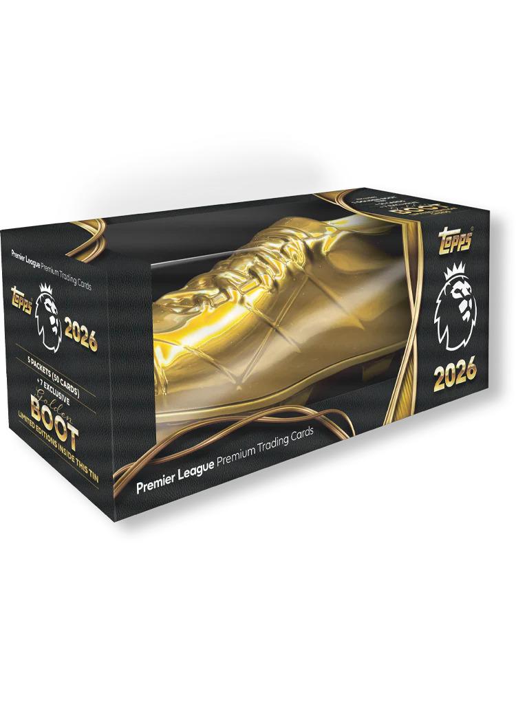 920438_tin 2025/26 Topps Premier League EPL Debut Edition Golden Boot Tin - Image 1