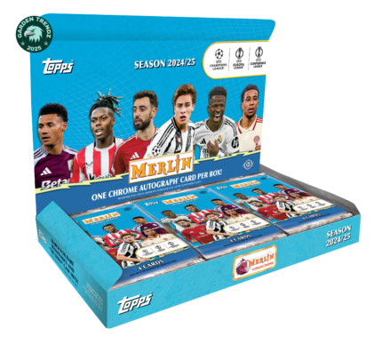 Topps - 2024/25 Chrome Merlin UEFA Club Competitions Football (Soccer) - Hobby Box