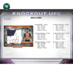 2024 Topps UFC Knockout Hobby Box - Image 8