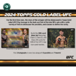 2024 Topps Gold Label UFC Hobby Box - Image 2