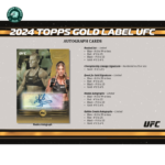 2024 Topps Gold Label UFC Hobby Box - Image 5