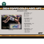 2024 Topps Gold Label UFC Hobby Box - Image 6