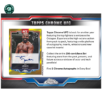 2025 Topps Chrome UFC Hobby Box - Image 2