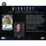 2025 Topps Midnight UFC Hobby Box - Image 2