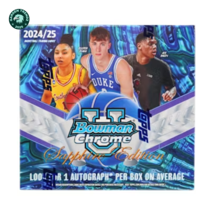 2024/25 Bowman Chrome University Basketball Sapphire Edition Box