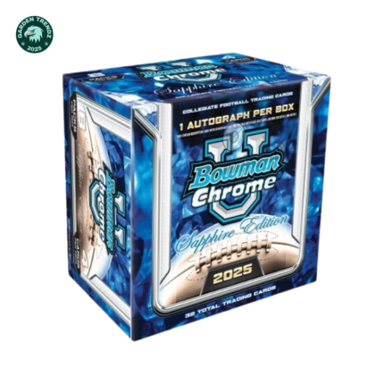 2025 Bowman Chrome University Football Sapphire Edition Hobby Box