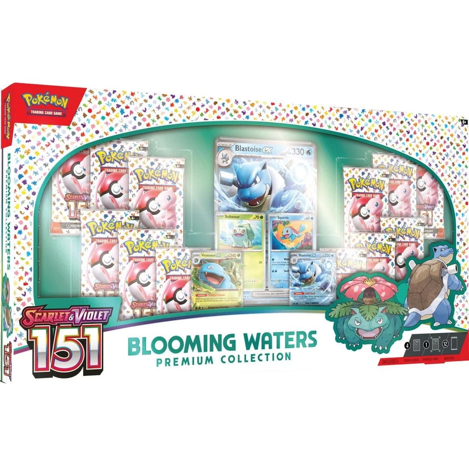 s-l960 Pokémon TCG Scarlet & Violet 151 Blooming Waters Premium Collection Box – New & Sealed - Image 1